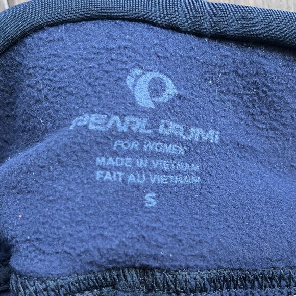 Pearl Izumi Fleece Lined Padded Cycling Tights Black Reflective Size S NWOT - Picture 2 of 5